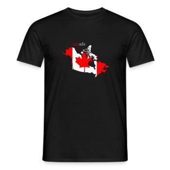 canada F - Männer T-Shirt - Schwarz - Vorne - AI Model Male 178 light (178cm)