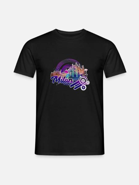 Milan J - Männer T-Shirt - Schwarz