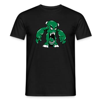 Monster fun funny - Men's T-Shirt - black - Front - AI Model Male 178 light (178cm)