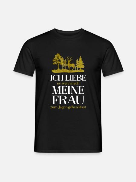 Ich liebe es - Männer T-Shirt - Schwarz