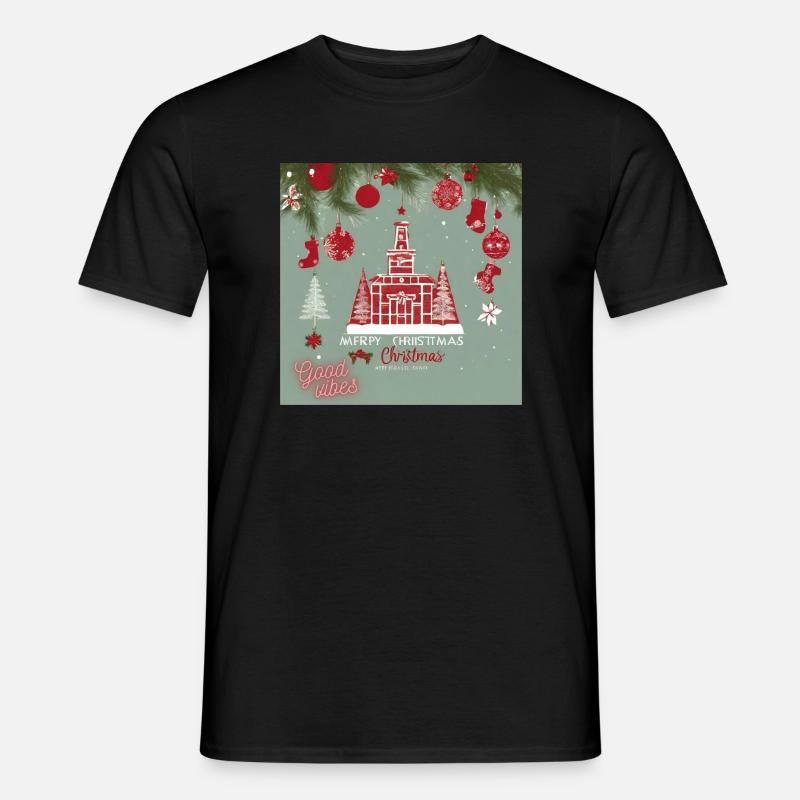Weihnachts Design - Männer T-Shirt - Schwarz