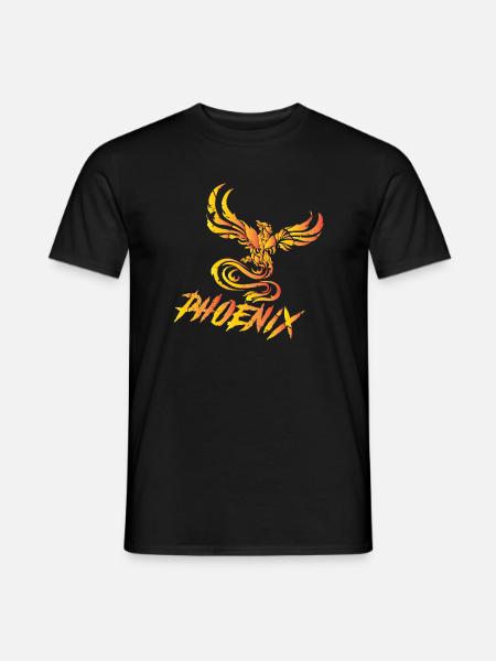 Phönix - Männer T-Shirt - Schwarz