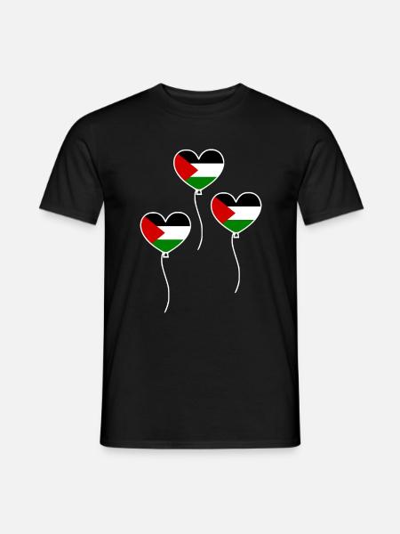 Free palestine - T-shirt homme - noir