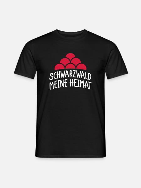 Schwarzwald meine Heimat - Männer T-Shirt - Schwarz