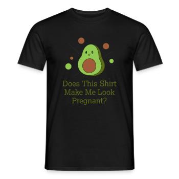 Funny Saying Pregnancy Cute Newborn Baby - Men's T-Shirt - black - Front - AI Model Male 178 light (178cm)