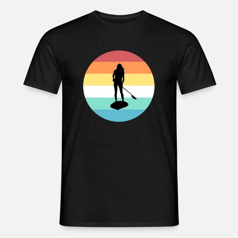 Stand Up Paddle - Männer T-Shirt - Schwarz