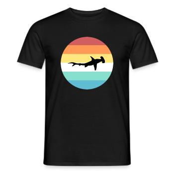 Hammerhai - Männer T-Shirt - Schwarz - Vorne - AI Model Male 178 light (178cm)