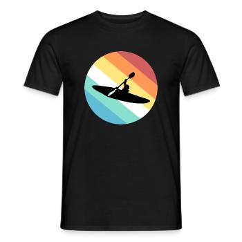 Kayak - Männer T-Shirt - Schwarz - Vorne - AI Model Male 178 light (178cm)