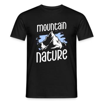 Nature Conservation Wood Mountains - T-shirt homme - noir - Devant - AI Model Male 178 light (178cm)