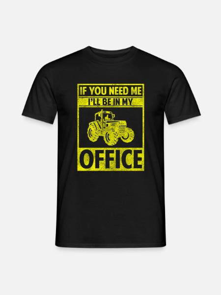 Bauer Anbau Acker Fahrzeug - Männer T-Shirt - Schwarz