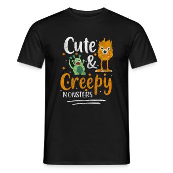 Créature d’horreur Terrifiant Monster Hunter - T-shirt homme - noir - Devant - AI Model Male 178 light (178cm)