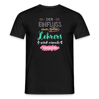 Lehrer & Lehrerin Geschenk Danke Grundschule Idee - Männer T-Shirt - Schwarz - Vorne - AI Model Male 178 light (178cm)