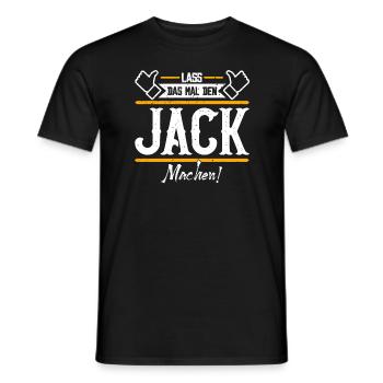 Jack Geschenkidee Geschenk Geburtstag - Männer T-Shirt - Schwarz - Vorne - AI Model Male 178 light (178cm)