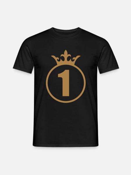 1 / birthday / Sport / geburtstag / ein - Männer T-Shirt - Schwarz
