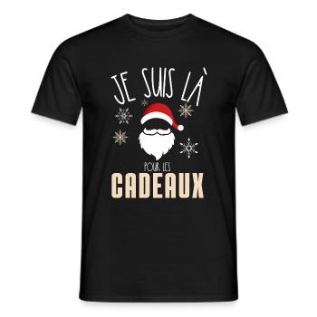 cadeau homme Noel - T-shirt homme - noir - Devant - AI Model Male 178 light (178cm)