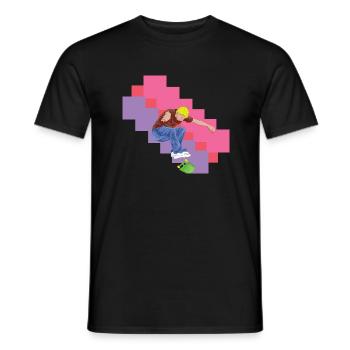 Skateboard Stunt Skateboarder Freizeitsport Hobby - Männer T-Shirt - Schwarz - Vorne - AI Model Male 178 light (178cm)