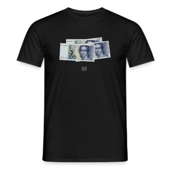 Deutsche Mark - Männer T-Shirt - Schwarz - Vorne - AI Model Male 178 light (178cm)
