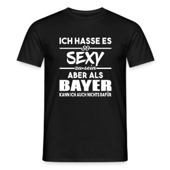 Sexy Bayer - Männer T-Shirt - Schwarz - Vorne - AI Model Male 178 light (178cm)