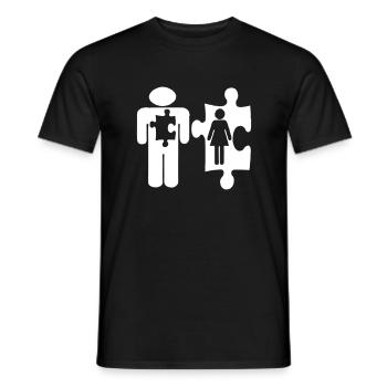 Miss. Right - Männer T-Shirt - Schwarz - Vorne - AI Model Male 178 light (178cm)