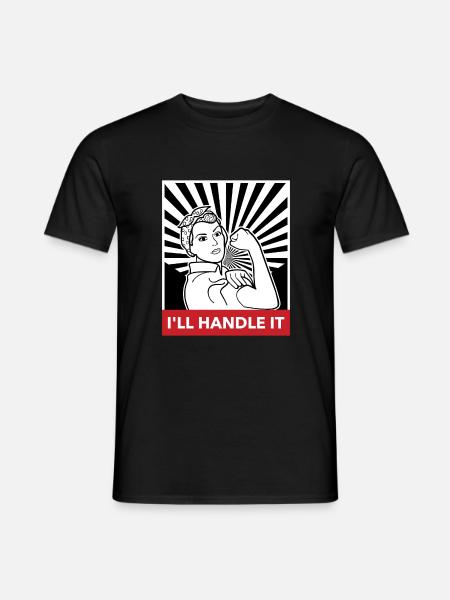 Girl Power - Men's T-Shirt - black