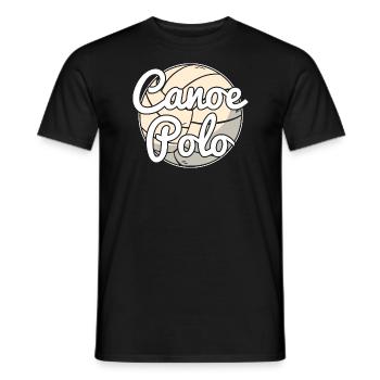 Kanu-Polo - Männer T-Shirt - Schwarz - Vorne - AI Model Male 178 light (178cm)