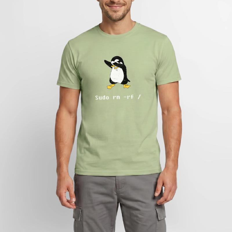 Sudo rm RF Admin Sysadmin Cadeau Java Linux T-shirt homme
