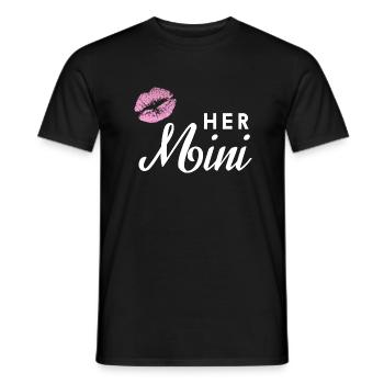 Partner Look Couple Partner Couple Couple Family - Men's T-Shirt - black - Front - AI Model Male 178 light (178cm)