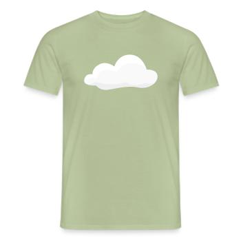 Cloud - Men's T-Shirt - sage - Front - AI Model Male 178 light (178cm)