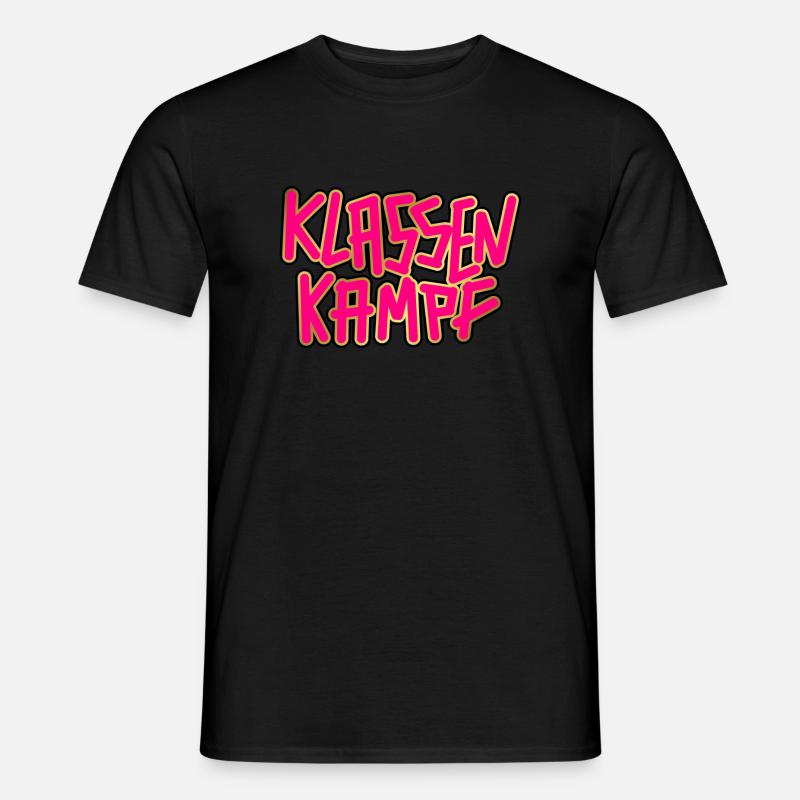 klassen kampf - Männer T-Shirt - Schwarz