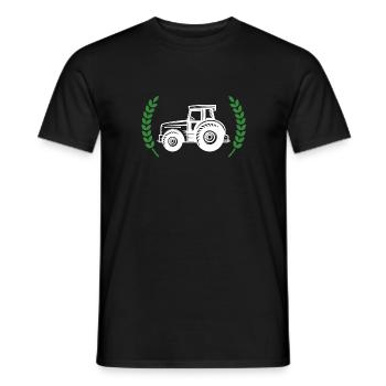 Peasant Coat of Arms - Men's T-Shirt - black - Front - AI Model Male 178 light (178cm)