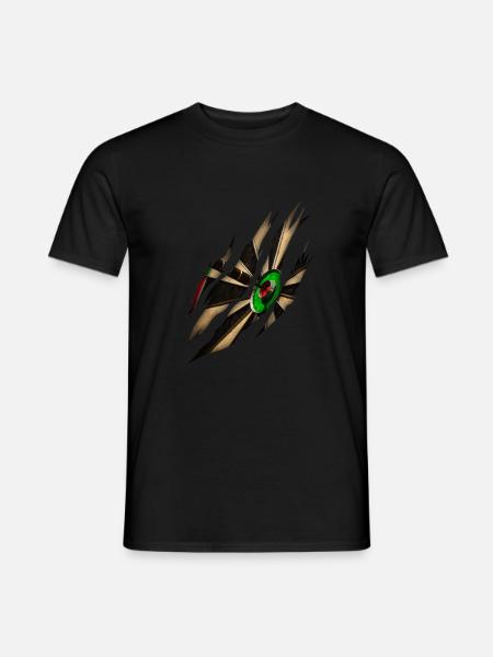 Dart spelare dart kasta dart skiva - T-shirt herr - svart