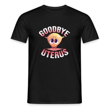 Hysterektomie Bewusstsein Uterus Entfernung Blumen - Männer T-Shirt - Schwarz - Vorne - AI Model Male 178 light (178cm)