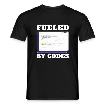 Programmierer Coder Software Entwickler - Männer T-Shirt - Schwarz - Vorne - AI Model Male 178 light (178cm)
