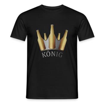 King - Men's T-Shirt - black - Front - AI Model Male 178 light (178cm)