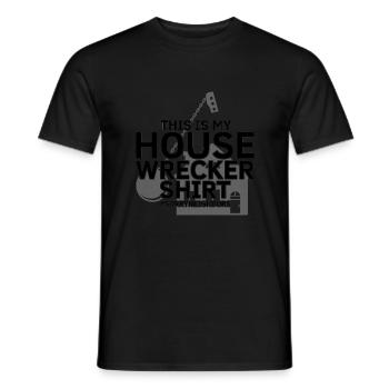 Hausabriss und Renovierungs Design - Männer T-Shirt - Schwarz - Vorne - AI Model Male 178 light (178cm)