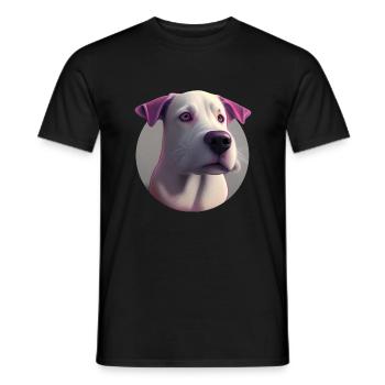 Treuer Begleiter - Männer T-Shirt - Schwarz - Vorne - AI Model Male 178 light (178cm)