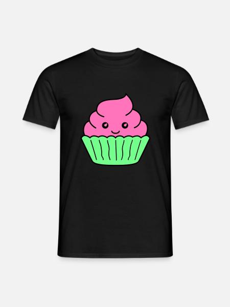 sweet cupcake - Männer T-Shirt - Schwarz