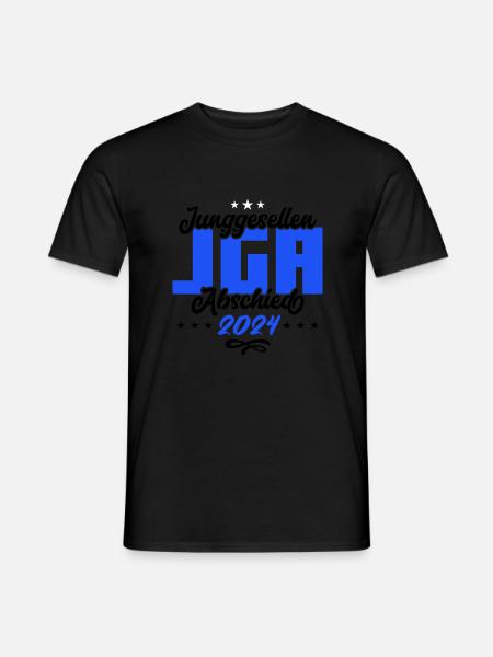jga junggesellenabschied 2024 - Männer T-Shirt - Schwarz