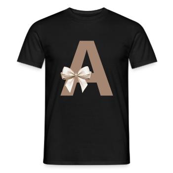 Brief an den Knoten - Männer T-Shirt - Schwarz - Vorne - AI Model Male 178 light (178cm)