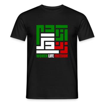 Women life freedom - T-shirt homme - noir - Devant - AI Model Male 178 light (178cm)