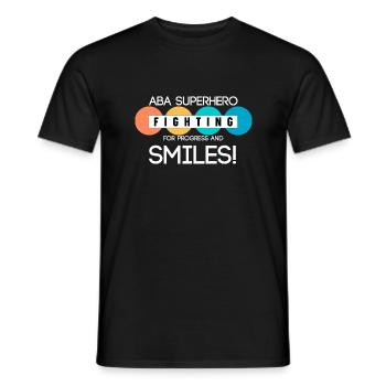 Thérapeute ABA Appréciation professionnelle Accéléré BCBA - T-shirt homme - noir - Devant - AI Model Male 178 light (178cm)