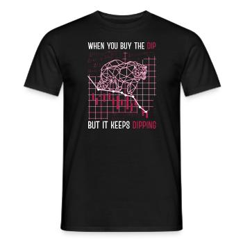Lorsque vous achetez la trempette, mais qu’elle continue à plonger l’échange - T-shirt homme - noir - Devant - AI Model Male 178 light (178cm)
