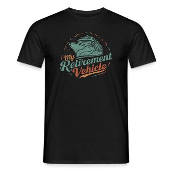 Mon véhicule de retraite Croisière Maman Papa Croisière - T-shirt homme - noir - Devant - AI Model Male 178 light (178cm)