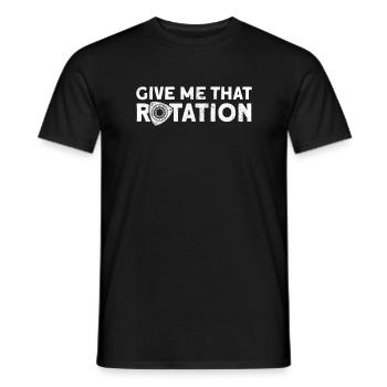 Rotary Wankel Motor Torque Car Engineering Tuning - Men's T-Shirt - black - Front - AI Model Male 178 light (178cm)