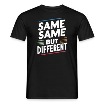 Same Same But different Thailand Traveller Rucksack - Männer T-Shirt - Schwarz - Vorne - AI Model Male 178 light (178cm)