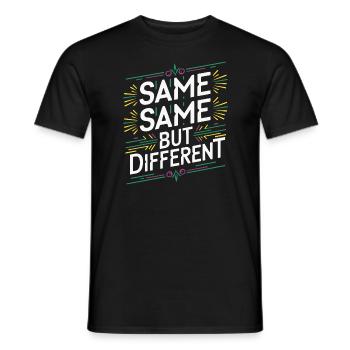 Same Same But different Thailand Traveller Rucksack - Männer T-Shirt - Schwarz - Vorne - AI Model Male 178 light (178cm)