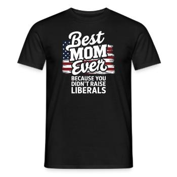 Konservativer Muttertag Beste Mama Republikanerin - Männer T-Shirt - Schwarz - Vorne - AI Model Male 178 light (178cm)