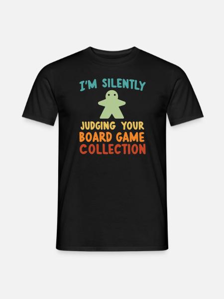 Brettspiel-Geeks lustiger Spruch Brettspieler - Männer T-Shirt - Schwarz