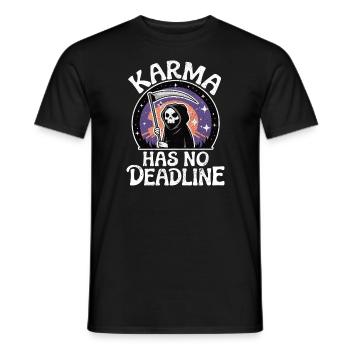 Le karma n’a pas de date limite Destiny Destin Équilibre - T-shirt homme - noir - Devant - AI Model Male 178 light (178cm)