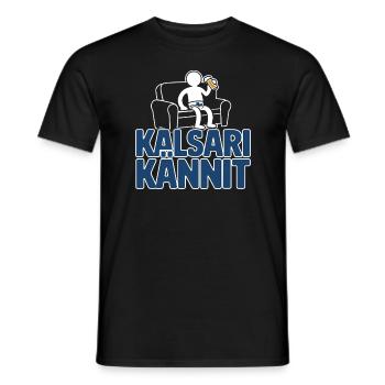 Kalsarikännit Boire de la bière en Boxers Drôle Finlandais - T-shirt homme - noir - Devant - AI Model Male 178 light (178cm)